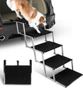 Portable Folding Dog Stairs for Cars and SUVs - Lightweight Ramp