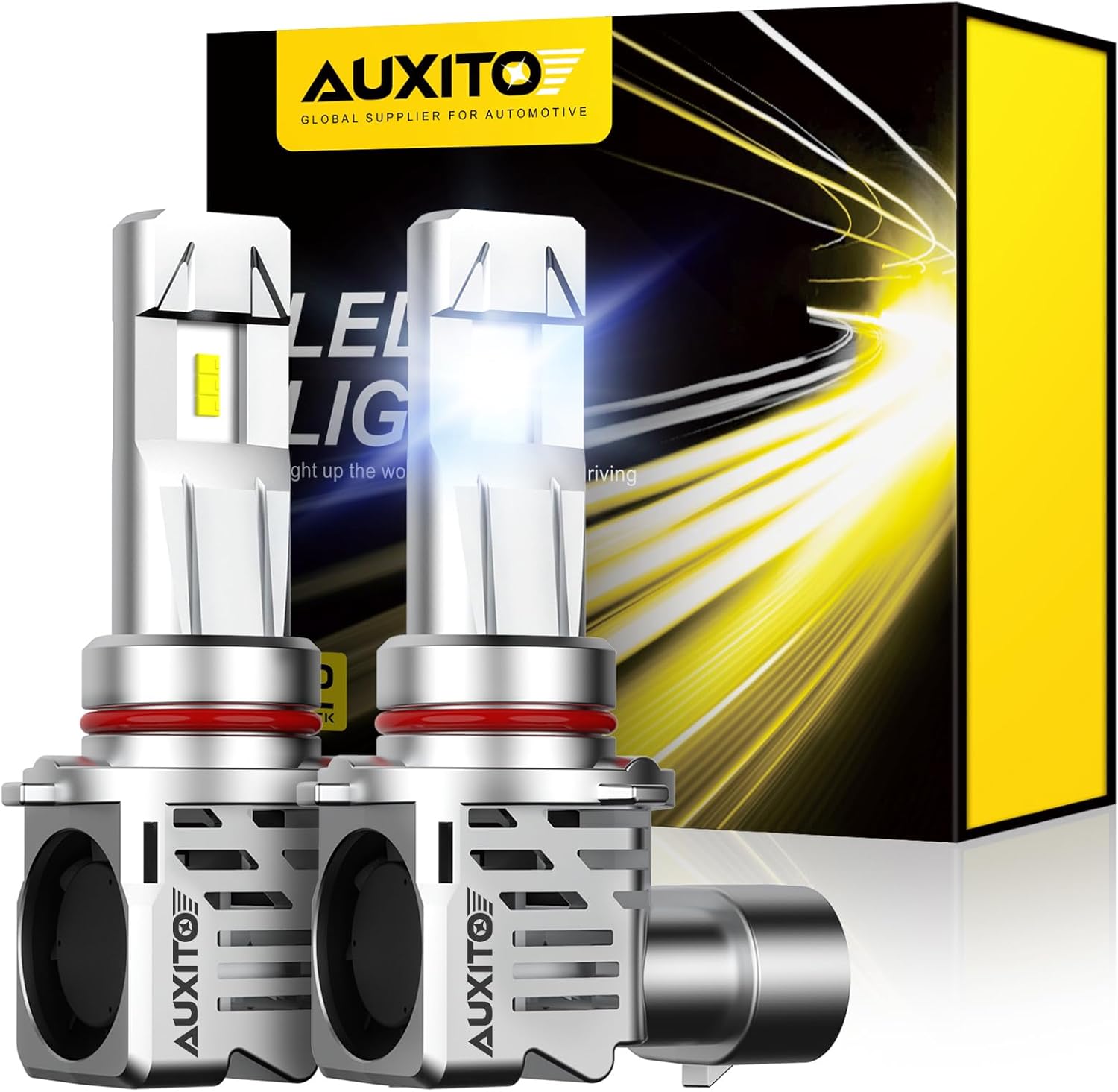 AUXITO 9005 HB3 LED Bulb: 15000 Lumens High Brightness Upgrade