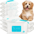 Treela 10 Pack 800 Dog Wipes Unscented - Everyday Pet Cleaning