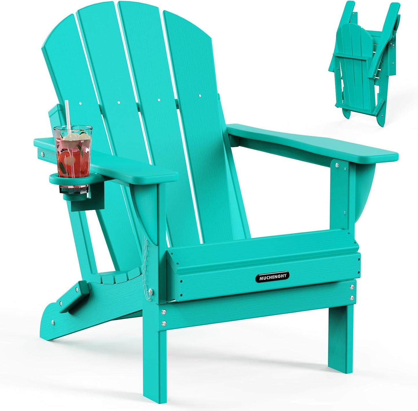MUCHENGHY Folding Adirondack Chairs for Outdoor Relaxation