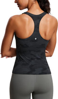Butterluxe Workout Tank Tops for Women with Built-In Bra - Racerback
