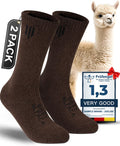 Alpaca Wool Crew Socks Men and Women - Thick Thermal Comfort Juclise