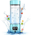 Hydrogen Water Bottle with Glass and Aluminum - 5000 PPB in 10 Minutes