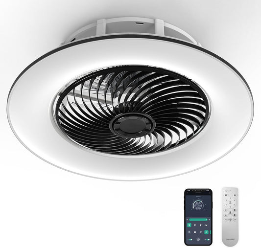 22 Bladeless Ceiling Fan with Smart LED Lighting