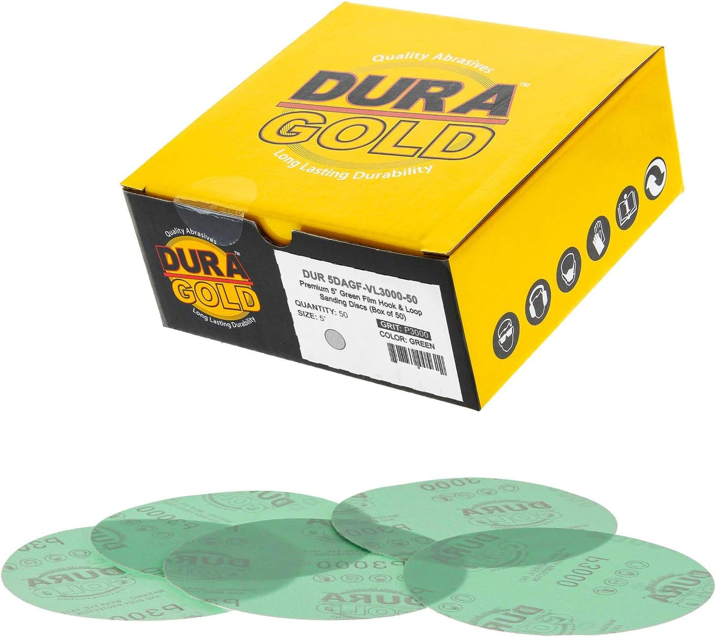 3000 Grit Dura-Gold Sanding Discs - Ultimate Finish!