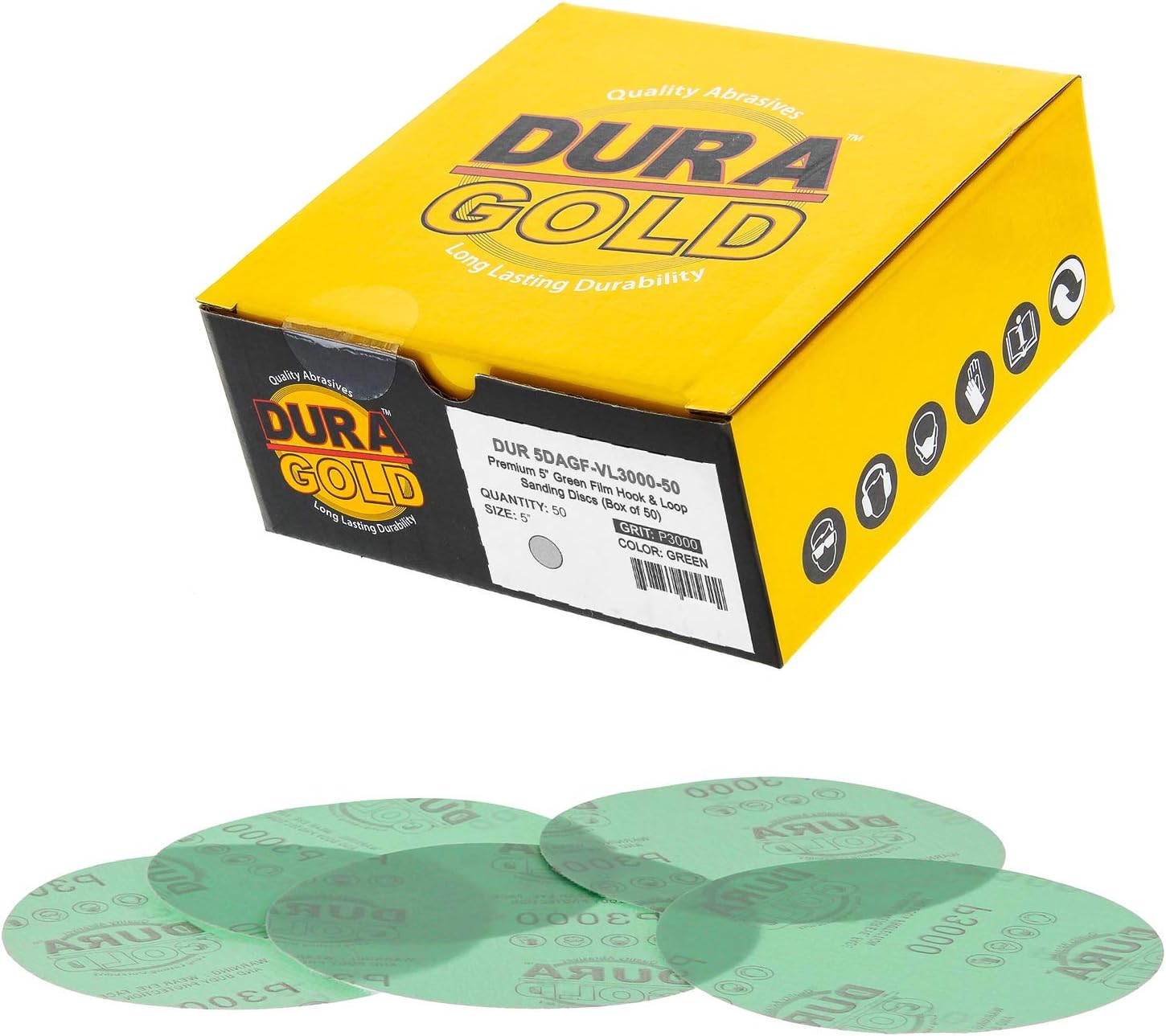 3000 Grit Dura-Gold Sanding Discs - Ultimate Finish!