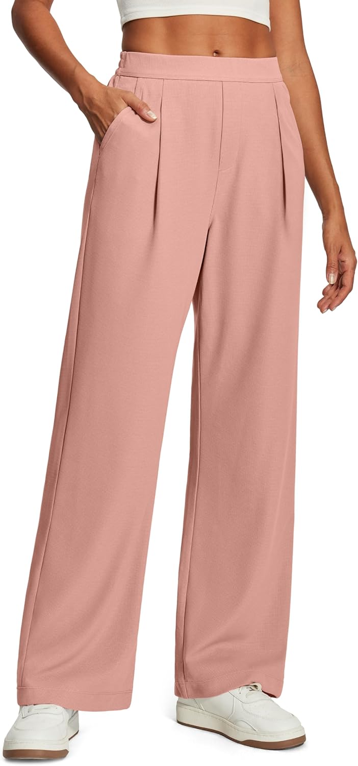 IUGA Wide Leg Pants for Women - High Waisted Business Casual