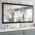 Amorho Black Bathroom Mirror 72 X36 Inch for Elegant Decor