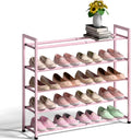 Expandable 5-Tier Shoe Rack for Closet - Adjustable 18 to 33 in