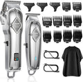 GLAKER Hair Clippers for Men - Professional Cordless Barber Kit