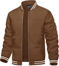 Men's Lightweight Jacket Windbreaker Bomber - Zip Up Pocketed