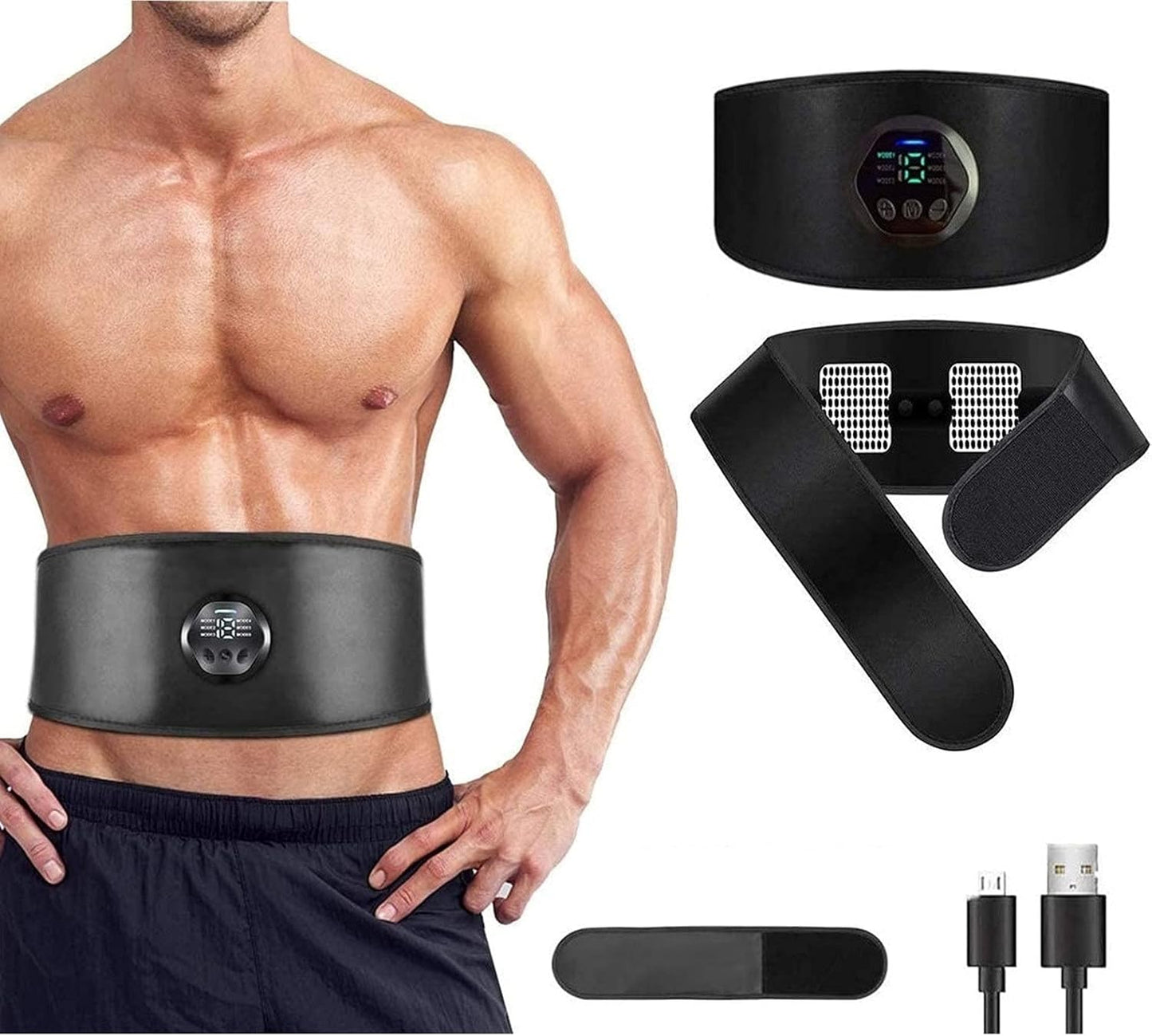 Rechargeable Abs Toning Belt for Ultimate Fitness
