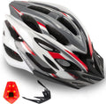 Basecamp Bike Helmet for Women Men with LED Safety Light - Removable