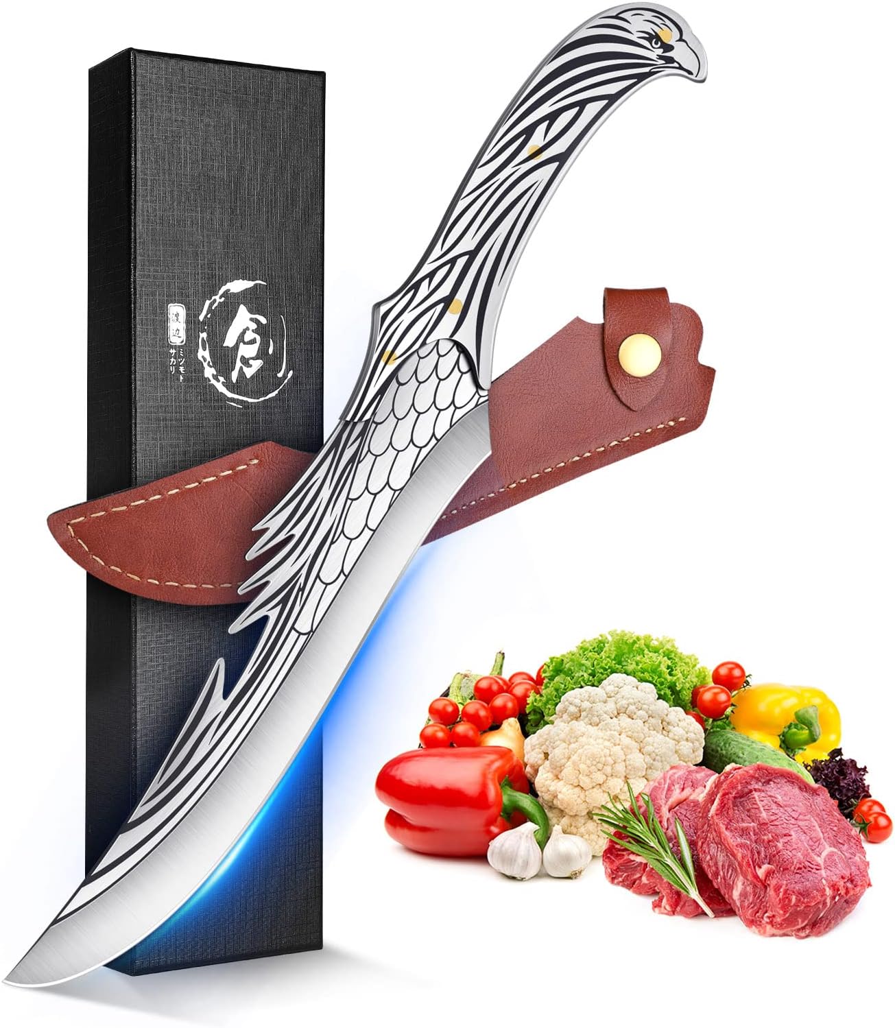 ROCOCO Feather Viking Boning Knife - Premium Kitchen Tool