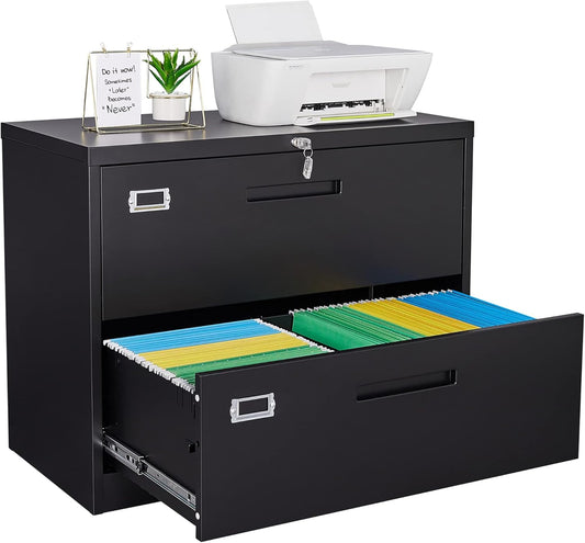 Secure Filing: Letaya 2 Drawer Lockable Cabinet