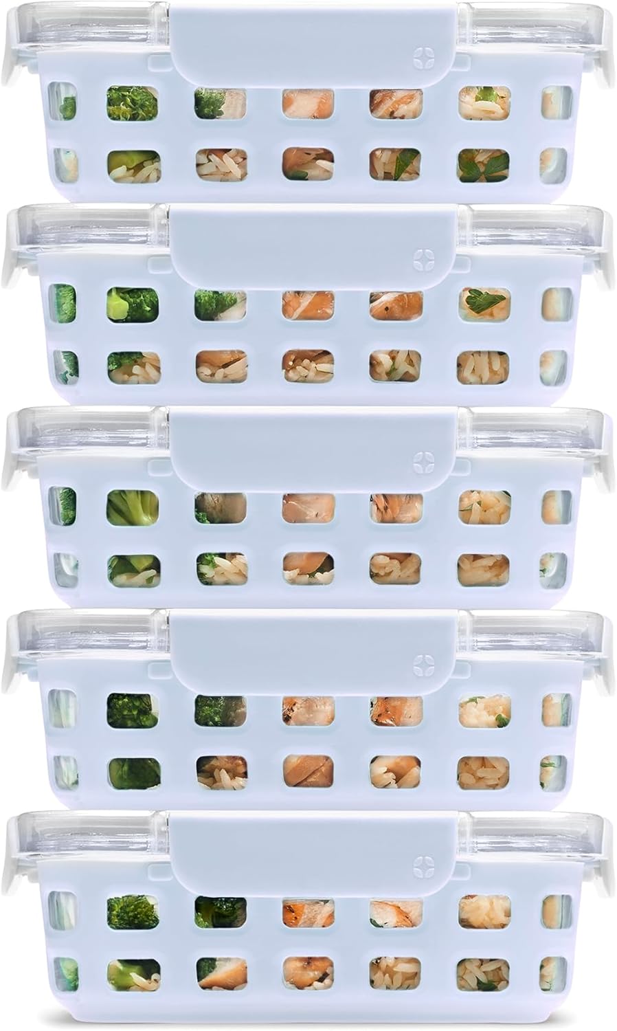 Ello Duraglass Meal Prep Sets - 10Pc Glass Food Storage Containers