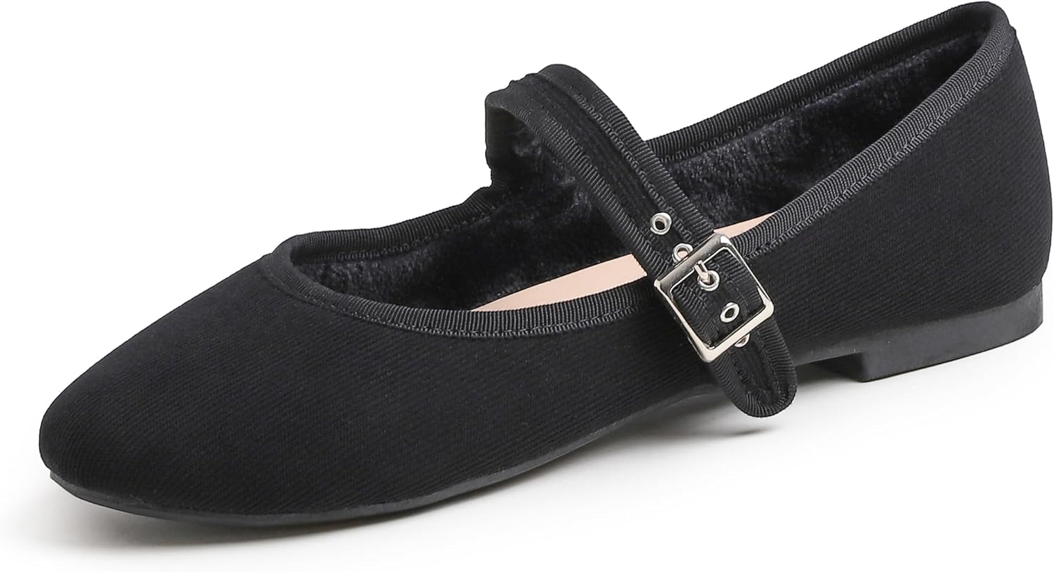 FEVERSOLE Women's Soft Cushion Extra Padded Mary Jane Flats
