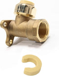 EFIELD 3/4ft Push Fit x 3/4ft Female NPT Drop-ear Elbow (Pack of 10)