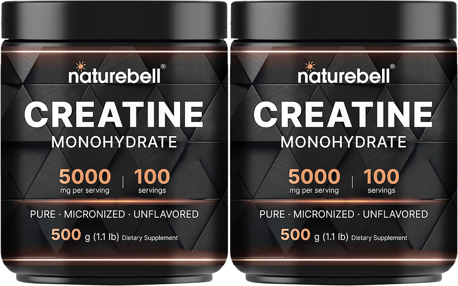NatureBell Creatine Monohydrate Powder for Muscle Support