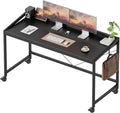 Mericonia Rolling Computer Desk with Wheels, 48 in - Compact Mobile