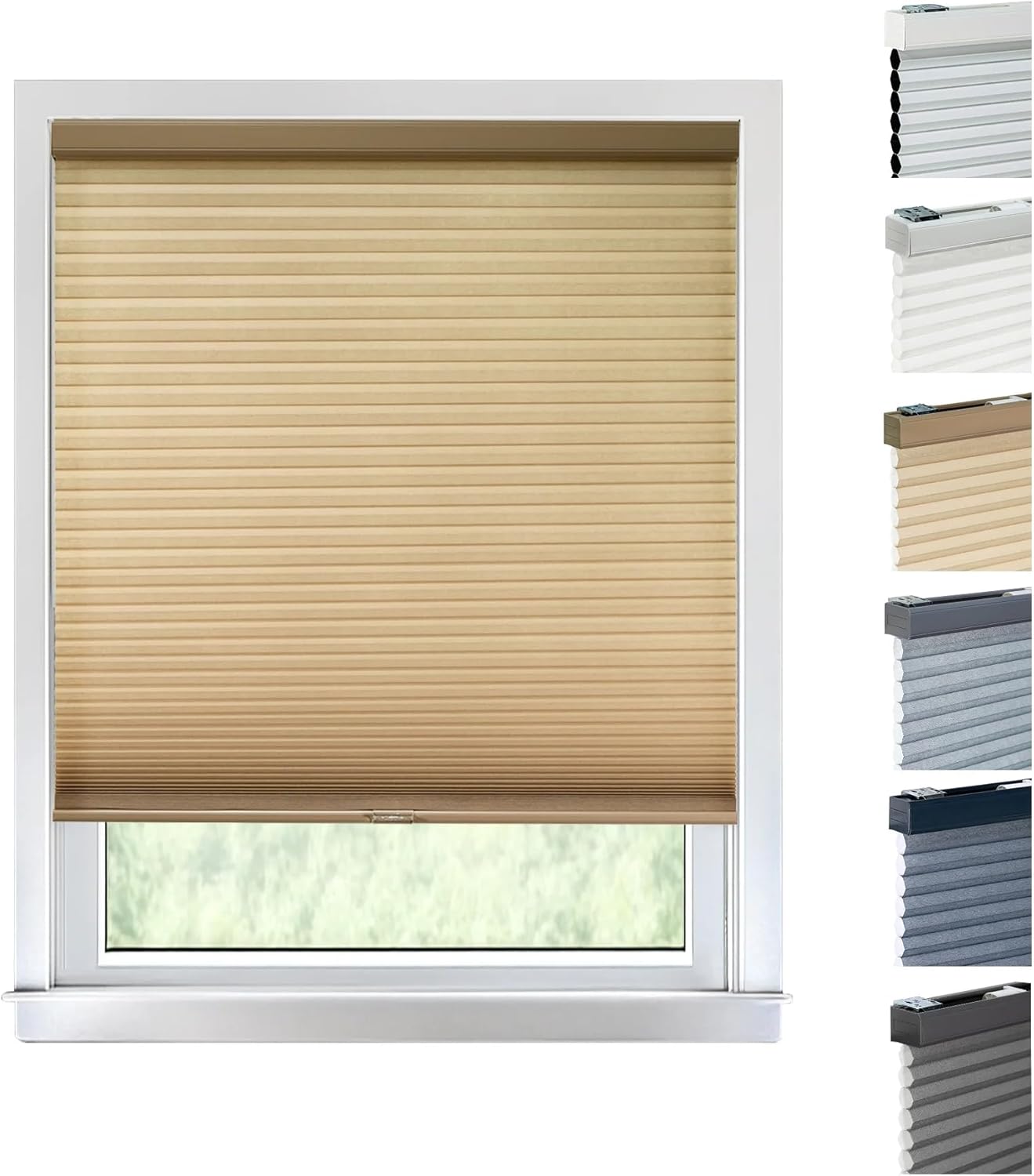 Chicology Cordless Cellular Shades for Privacy and Light Filtering