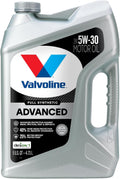 Valvoline Advanced Full Synthetic SAE 5W-30 Motor Oil 5 QT - Engine