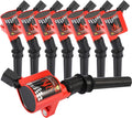 DG508 Ignition Coil Pack Curved Boot 8 PCS - Reduces Misfire