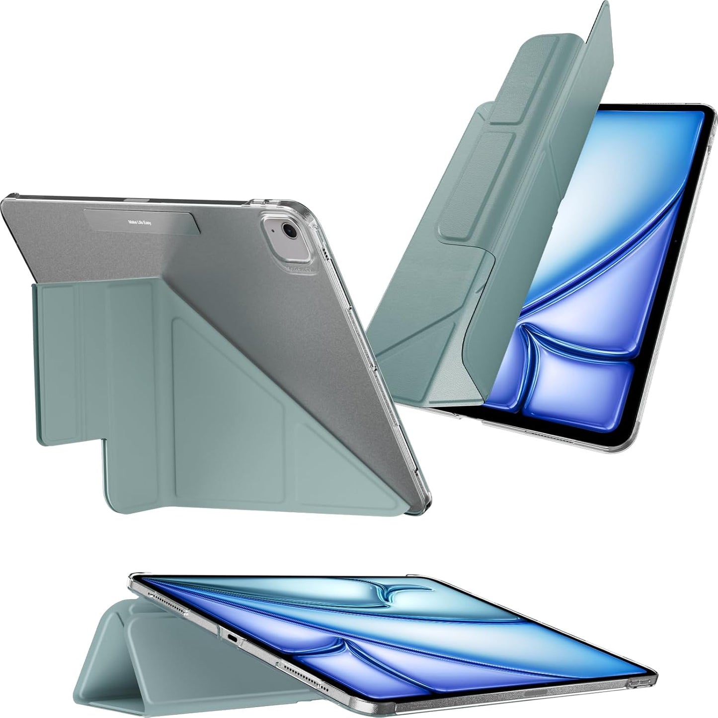 MAGEASY Folio Case for 2025 M3 & 2024 M2 iPad Air 11