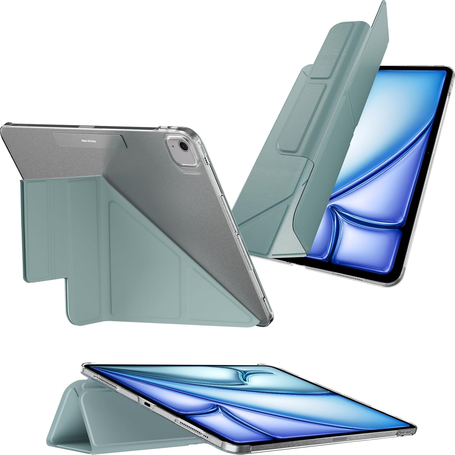 MAGEASY Folio Case for 2025 M3 & 2024 M2 iPad Air 11