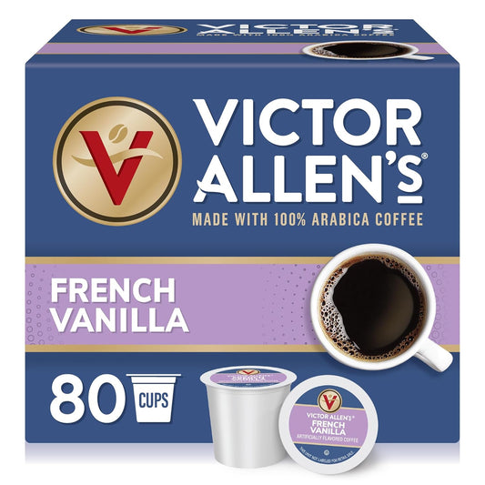 80 French Vanilla Coffee Pods for Keurig