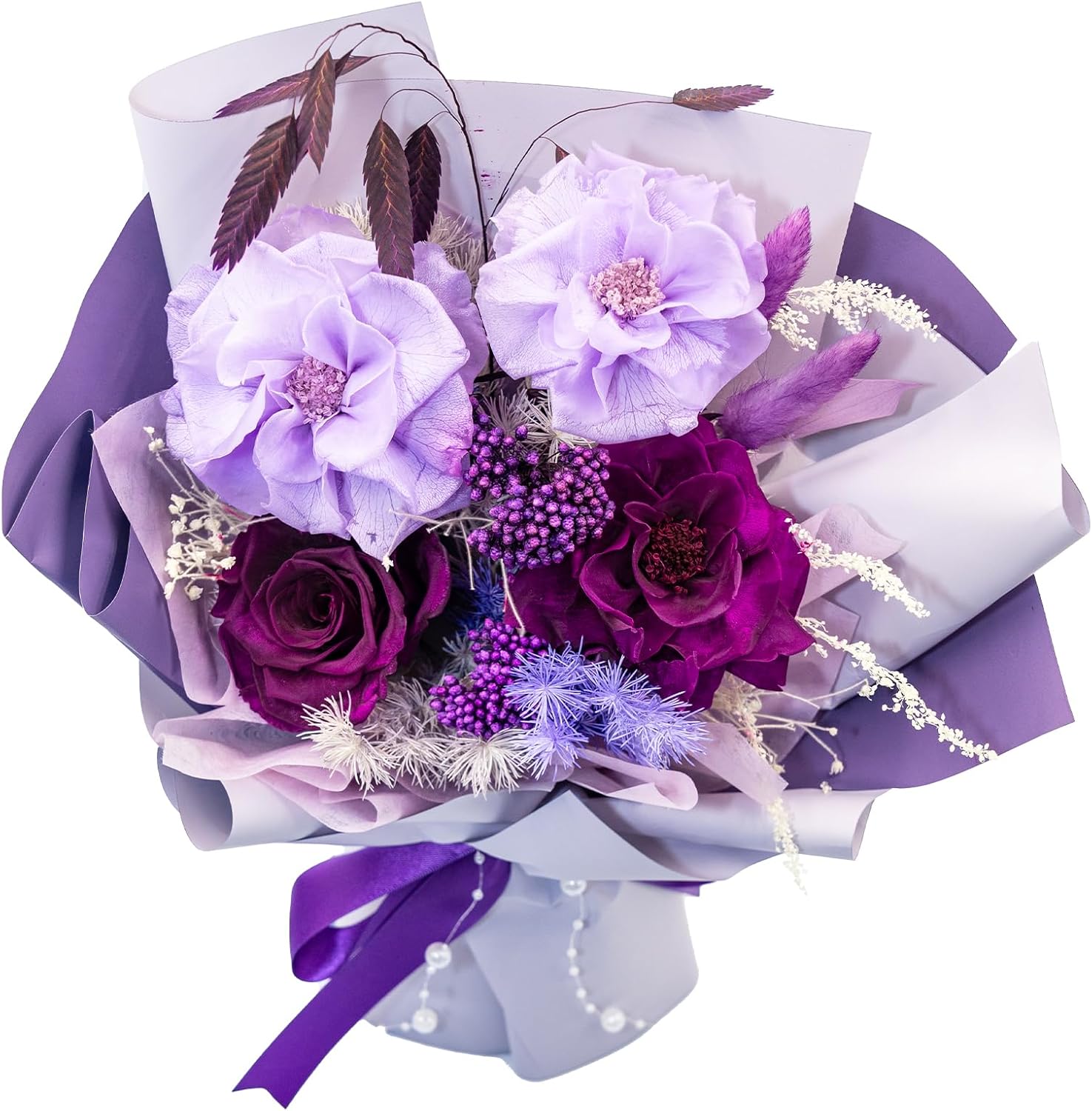 Natural Eternal Flowers Bouquet for Romantic Gifts and Decor