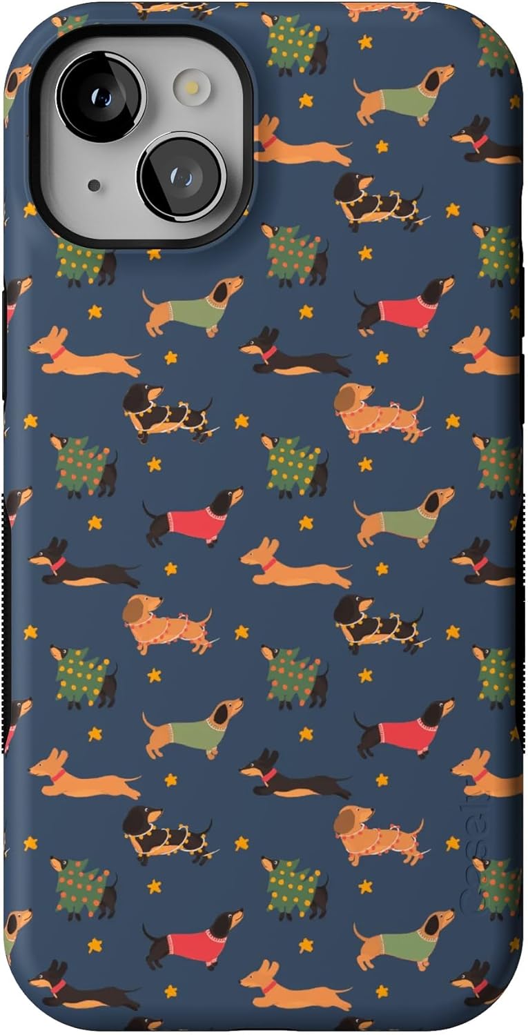 Dashing Doxies iPhone 15 Case - Bold Protective Design for Dogs