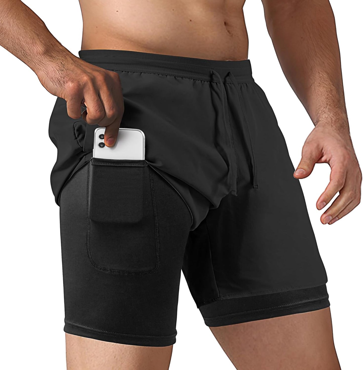 NIMOJIRO Men's 2-in-1 Running Shorts: Ultimate Performance!