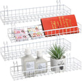 Blulu Metal Grid Wall Baskets 15.75 x 3.94 x 1.97 in - Space Saving