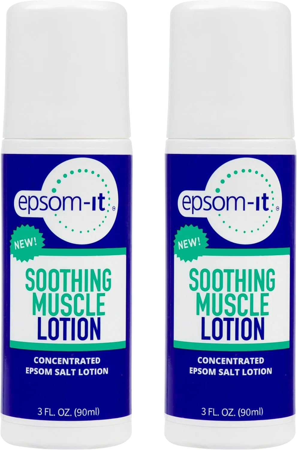 Epsom Salt Lotion Roll On for Muscle Stiffness and Discomfort