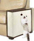 Cat Scratch Sofa Arm Protector with Natural Sisal Pad - Left Handed