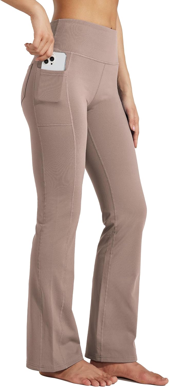 Willit Women's Fleece Lined Pants for Yoga and Winter Activities