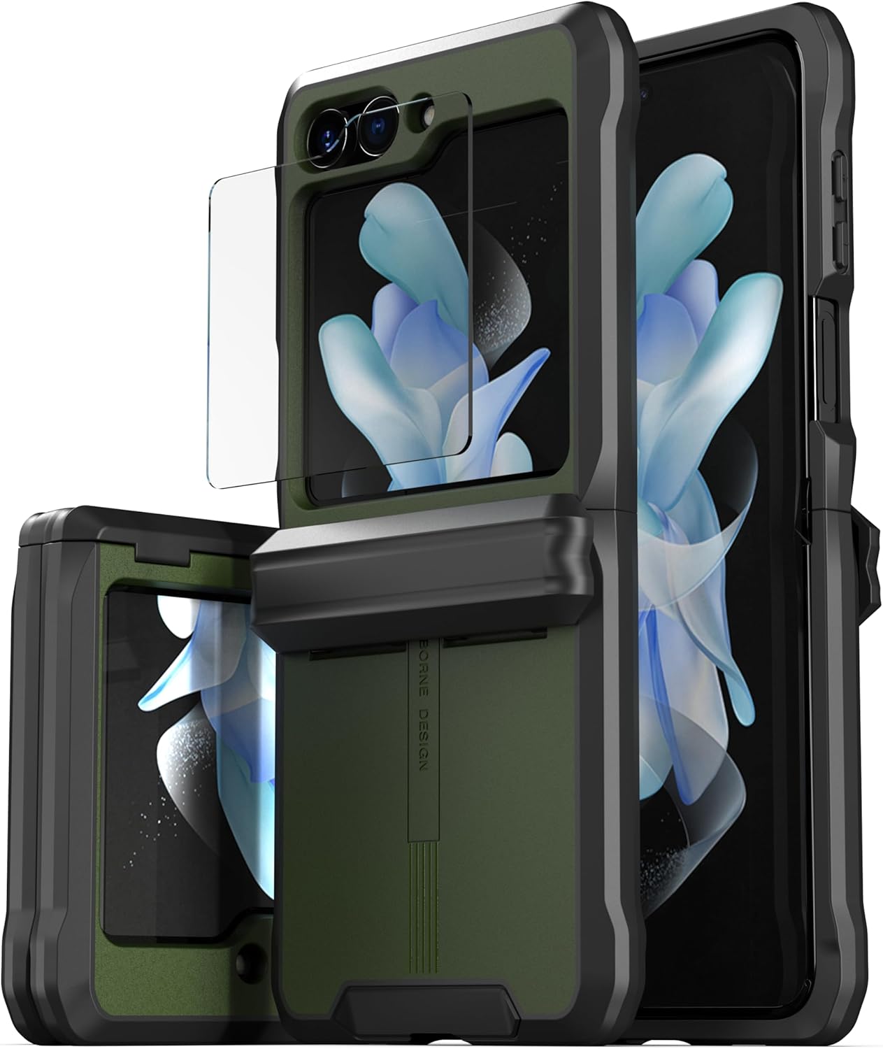 Rugged Protective Case for Samsung Galaxy Z Flip 5 by CaseBorne