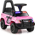 Ride On Push Police Car Toddler Foot-to-Floor Sliding Toy - Realistic