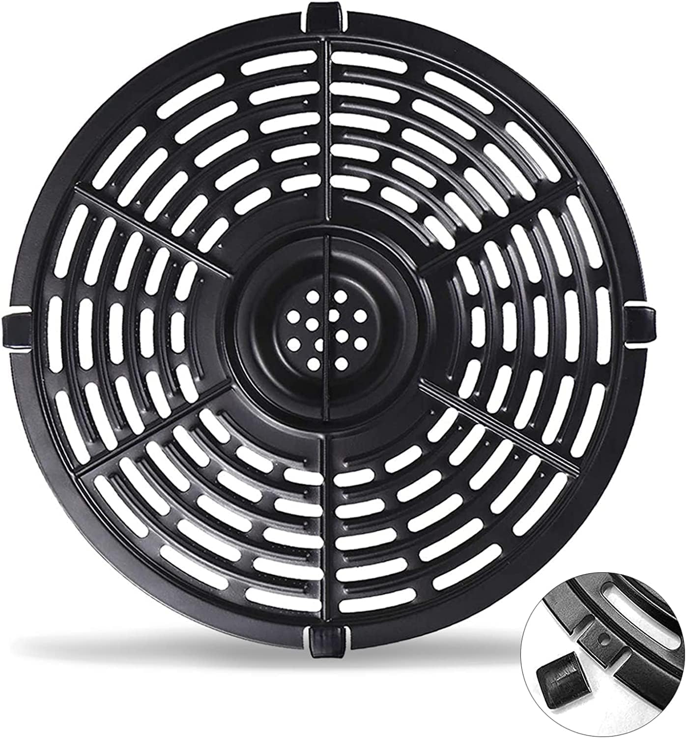 7.87 inch Non-Stick Air Fryer Grill Pan - Crisper Tray Replacement