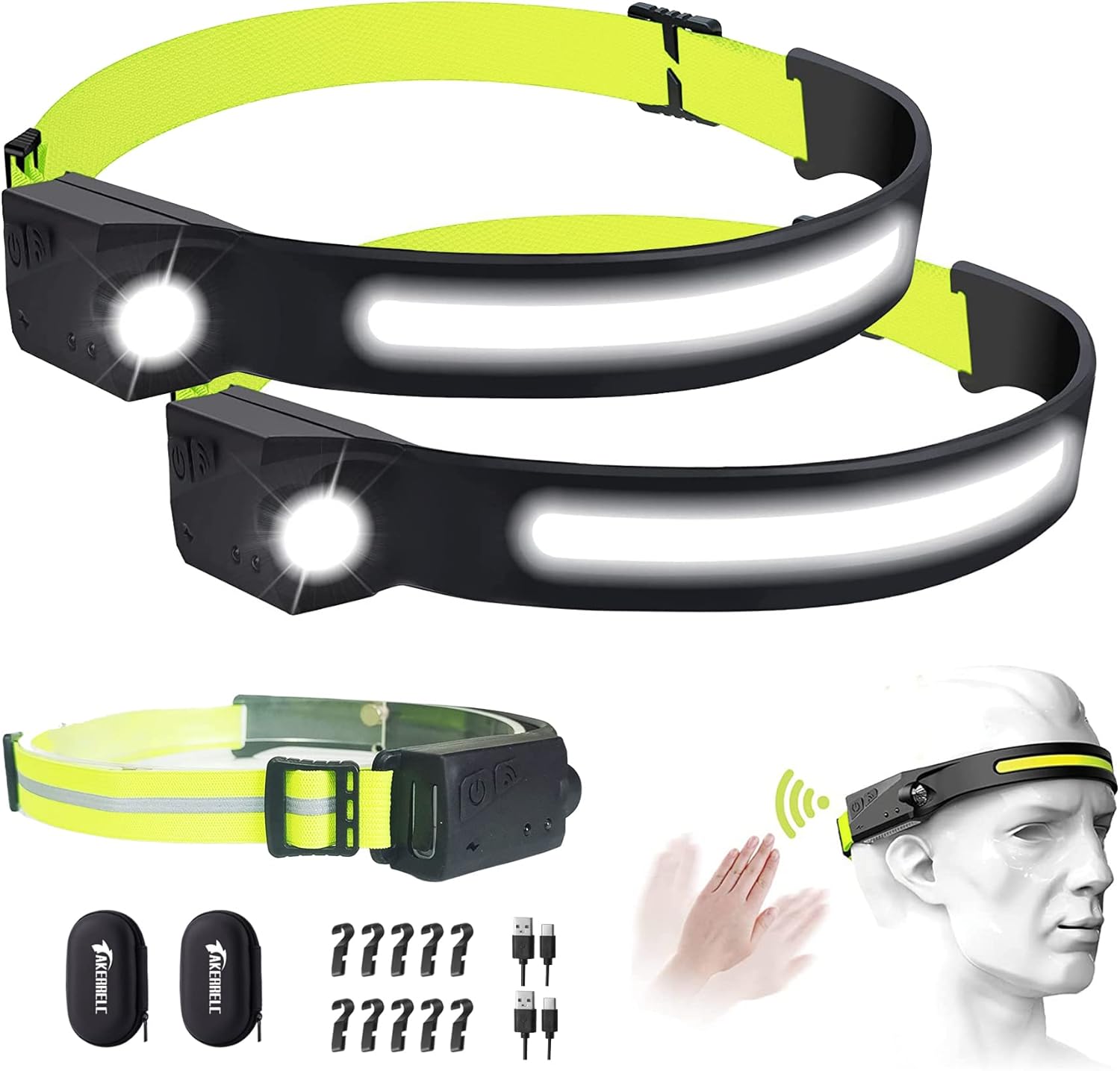 1200 Lumens Motion Sensor Headlamp Duo