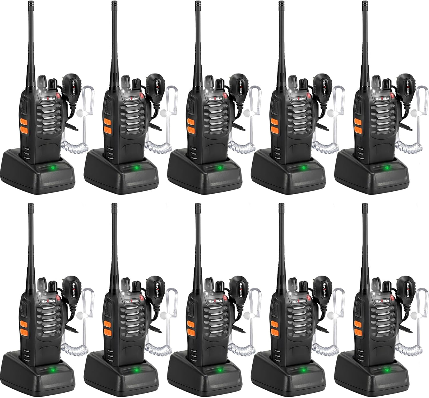 MaxTalker MT-8S Walkie Talkies Long Range for Outdoor Use