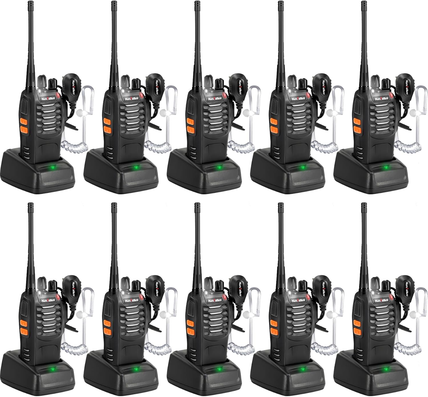 MaxTalker MT-8S Walkie Talkies Long Range for Outdoor Use