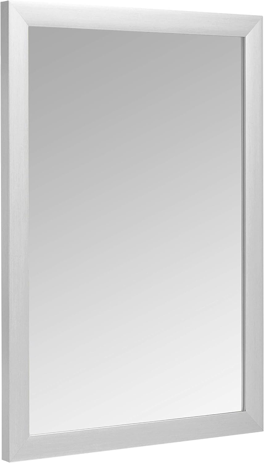 Rectangular Wall Mount Mirror 20x28 in Sleek Modern Design