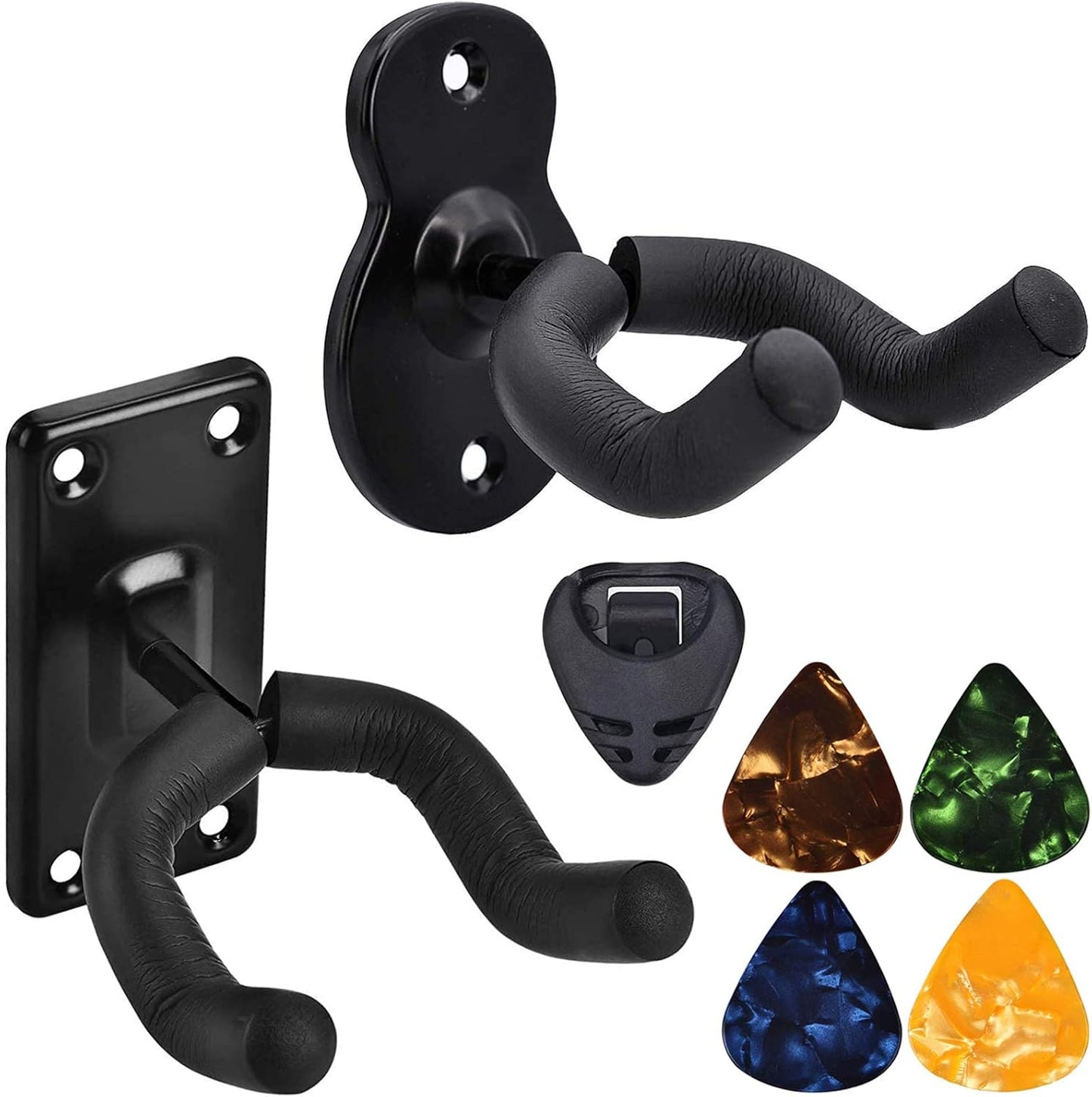 Securely Hang 2 Guitars with JMTEEA Hooks