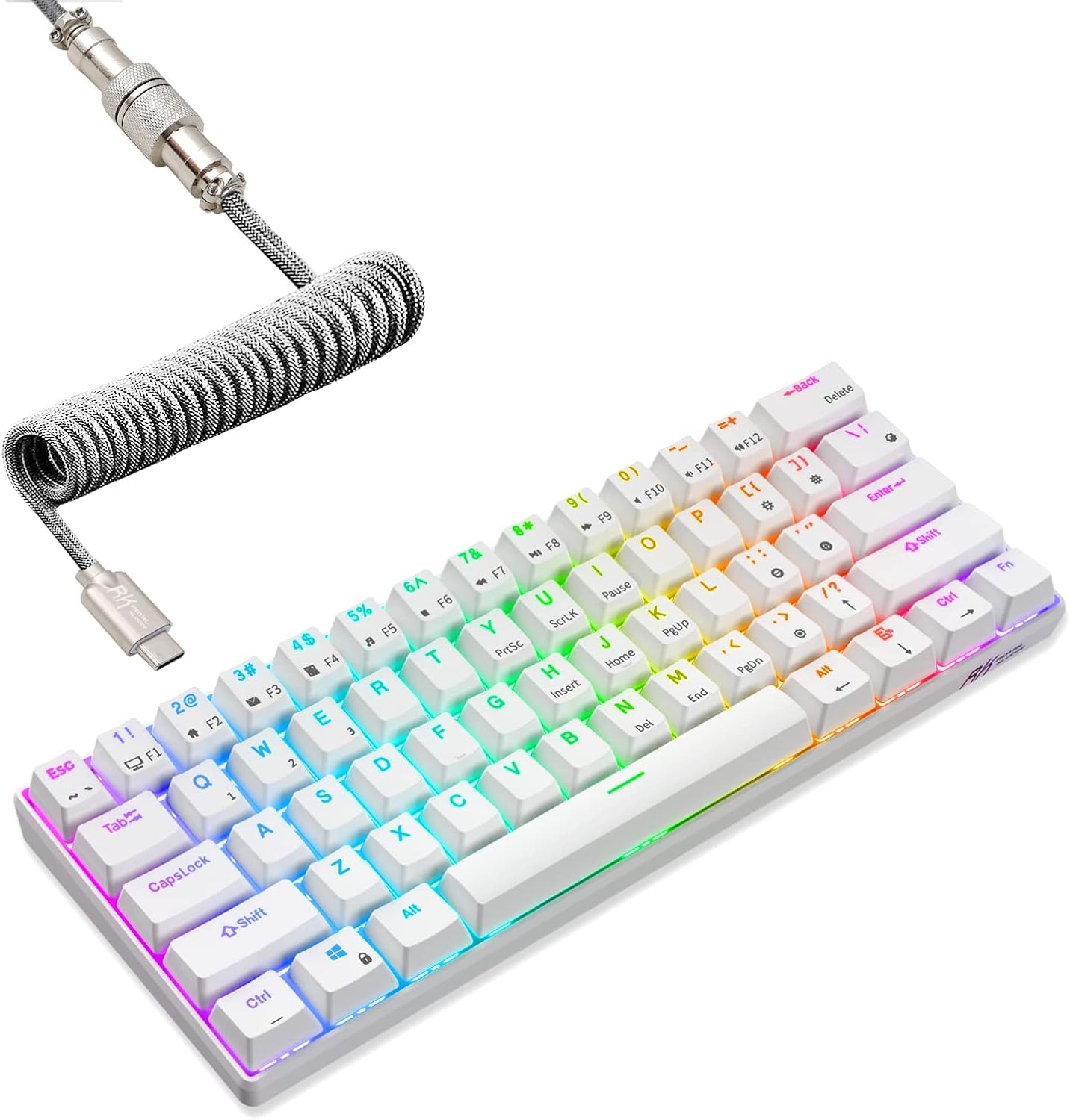 RK61 Wireless Bluetooth Mini Keyboard - RGB Red Switch