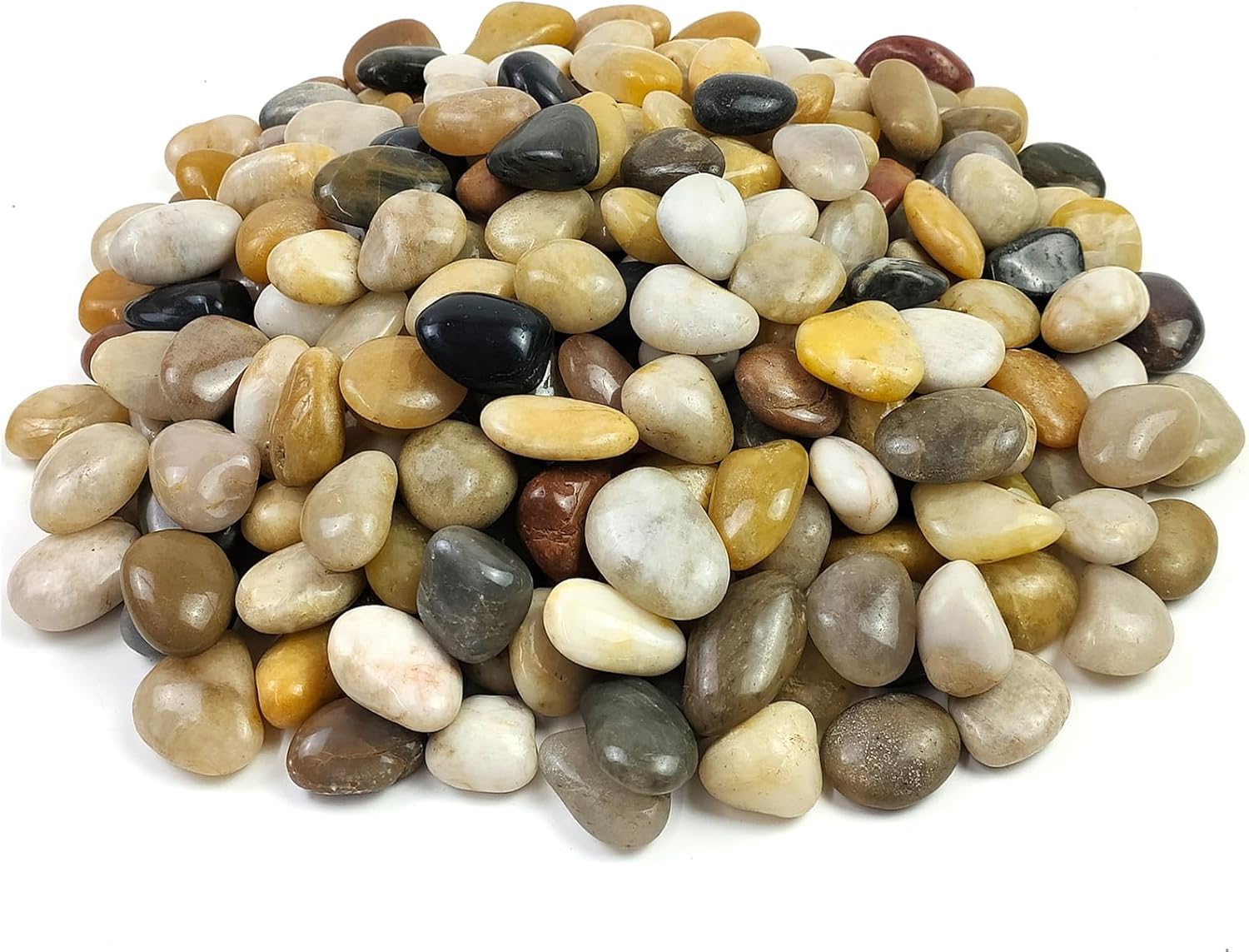 Natural Polished Pebbles for Indoor Plants and Landscaping