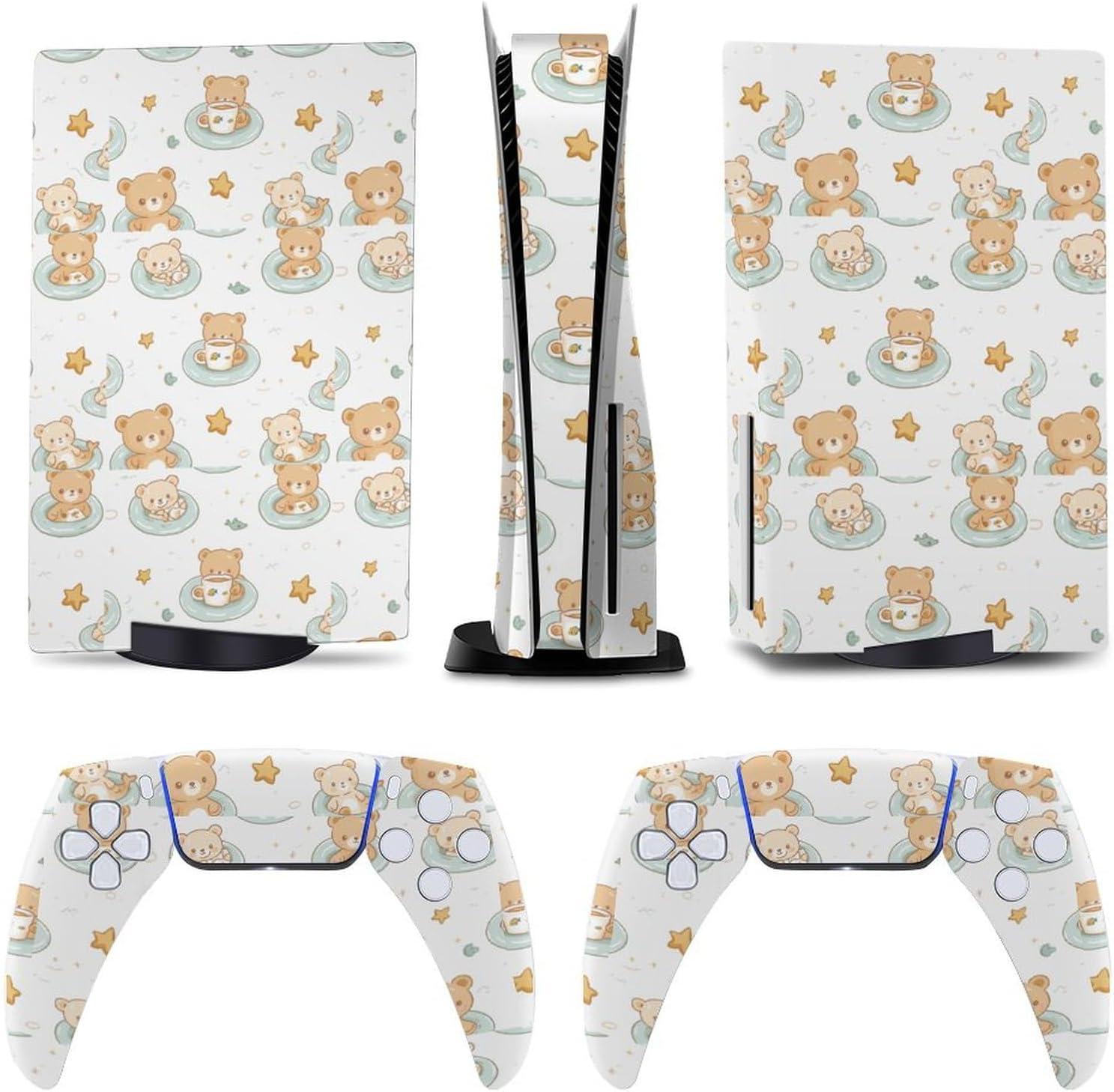 Cute Bear Coffee Mug Skin Set for 5 Disc Edition