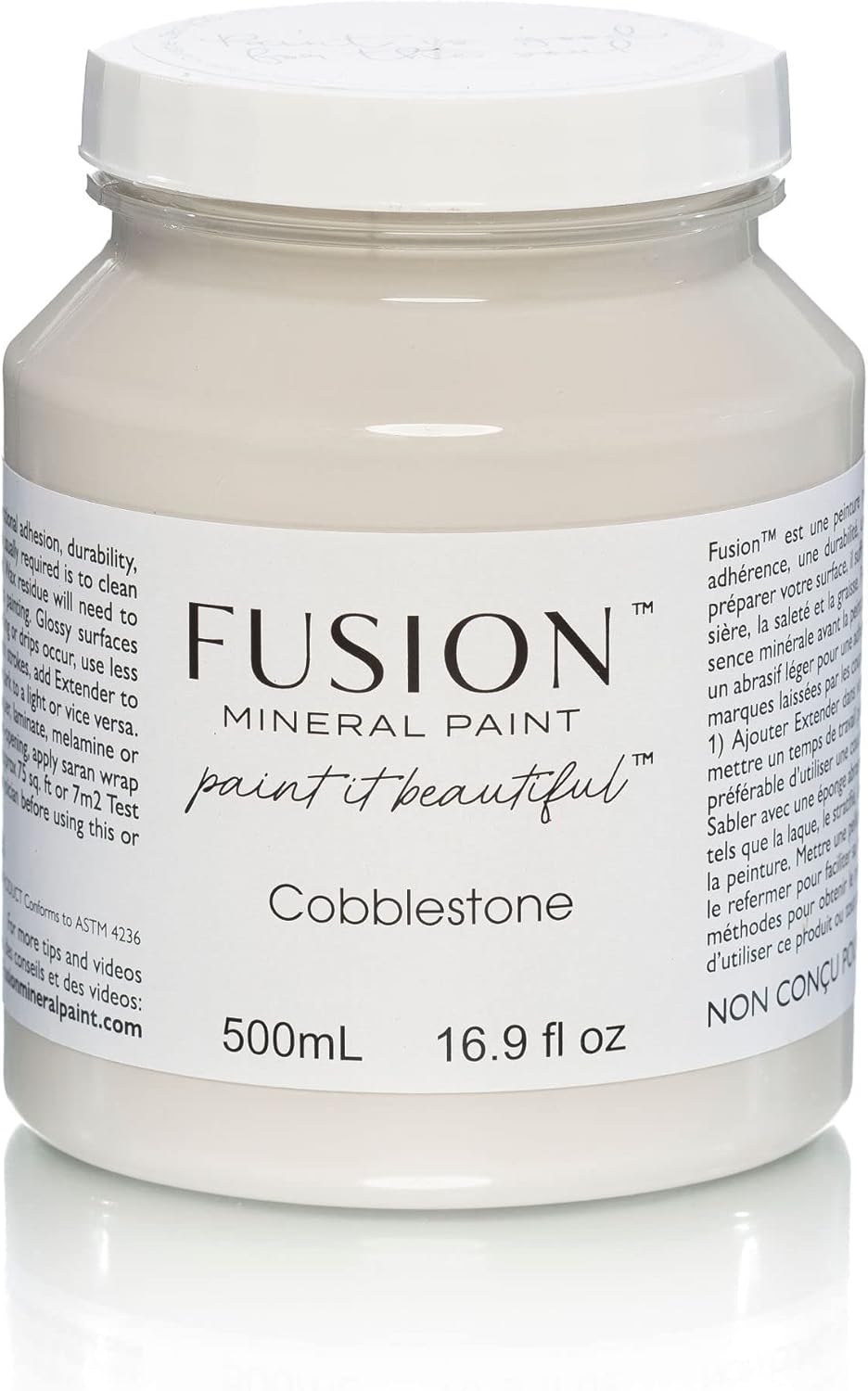 Fusion Mineral Paint Coblestone 500 ml - Perfect for DIY Projects