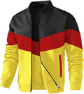 HYPESTFIT Mens Lightweight Bomber Jacket Color Block Varsity Coat dry